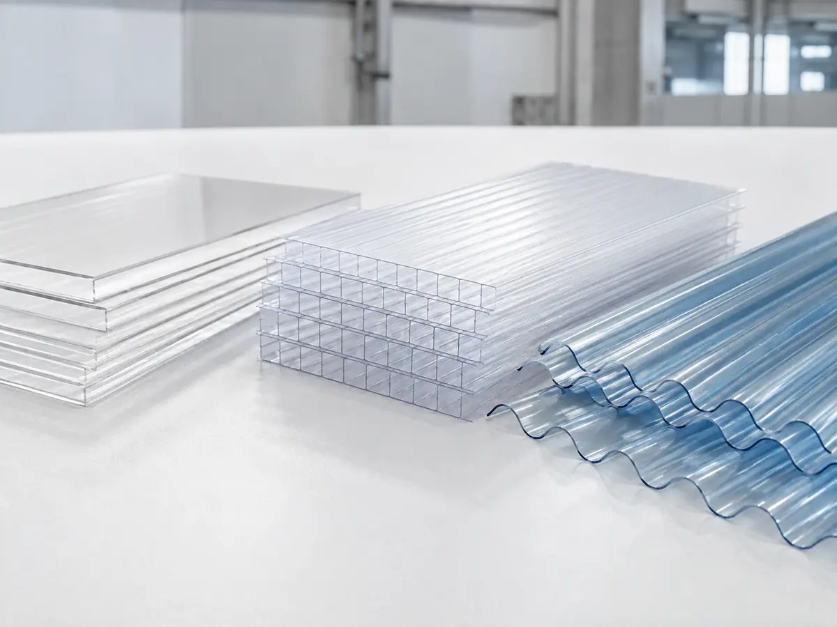 Polycarbonate sheet product range